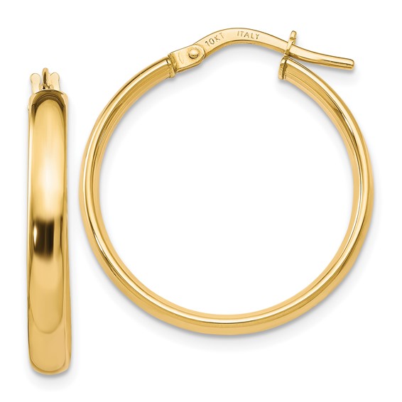 Leslie's 10K Gold Polished Hoop Earrings