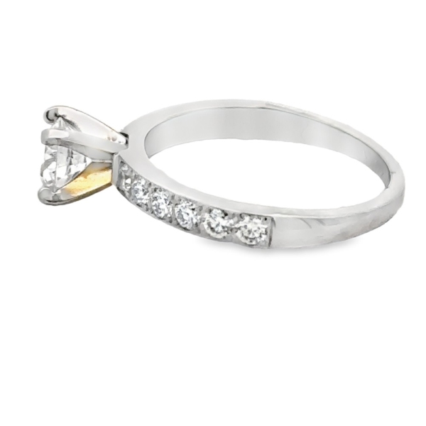 Benchmark 14KW Engagement Ring Center DIA 0.48ct