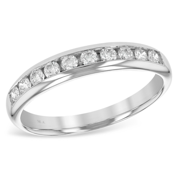 Classic Round Diamond Wedding Band