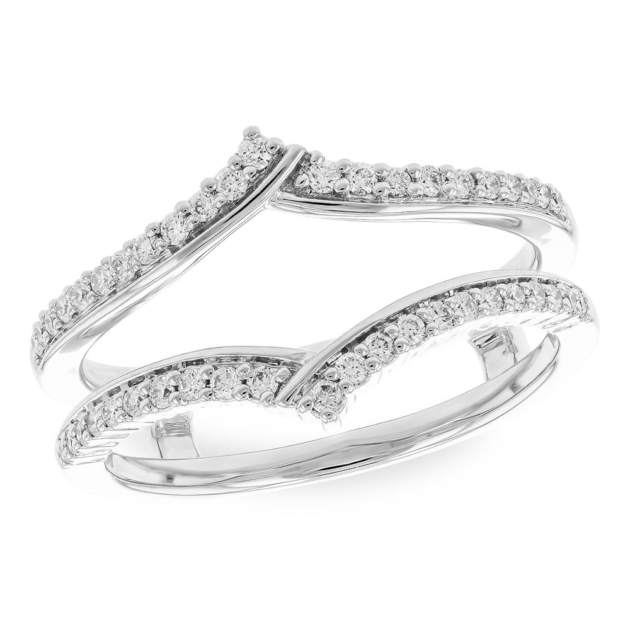 Enhancer Guard Diamond Ring in White Gold