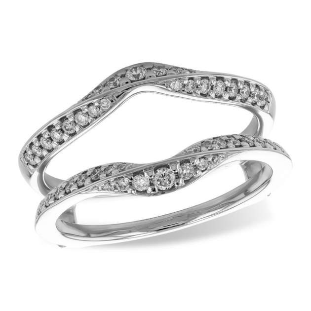 Enhancer Guard Diamond Ring in White Gold