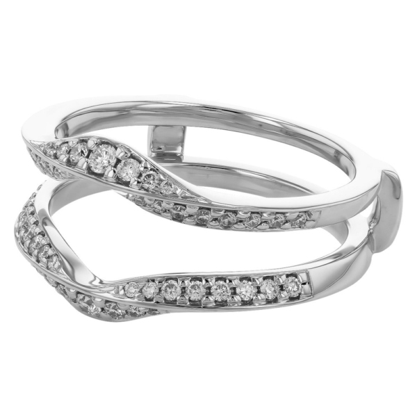 Enhancer Guard Diamond Ring in White Gold