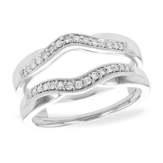 Enhancer Guard Diamond Ring in White Gold