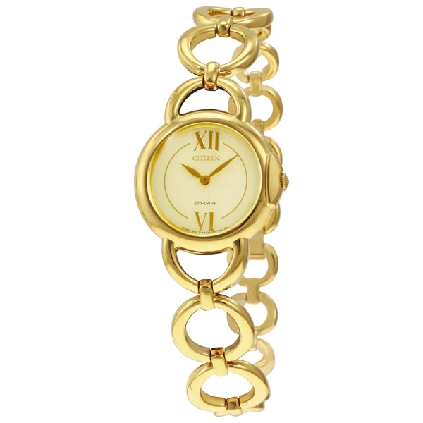 jolie gold dial ladies watch