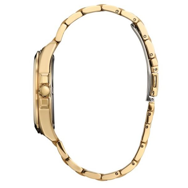 Citizen Eco-Drive Classic Peyten Champagne Dial Gold-Tone Watch - Image 2