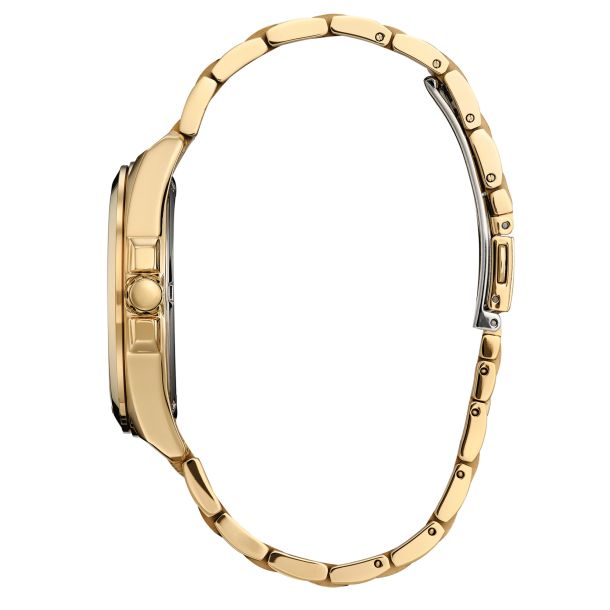 Citizen Eco-Drive Classic Peyten Champagne Dial Gold-Tone Watch - Image 2