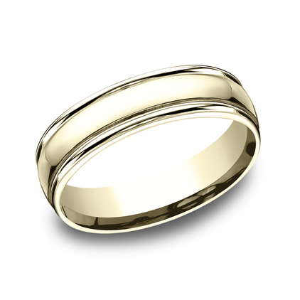 The Captain Band in 14K Yellow Gold, 6MM