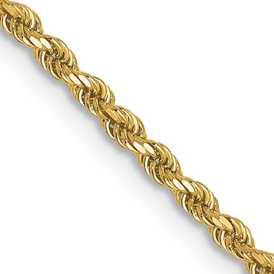 Leslie's 14K 1.75mm Diamond-Cut Rope Chain