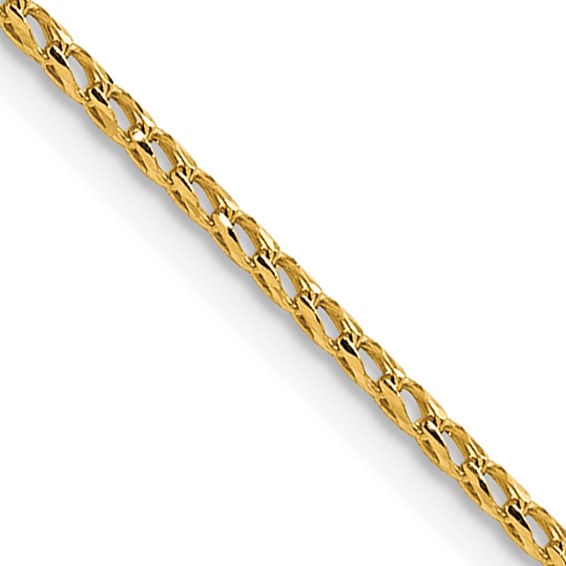 Leslie's 14K 1mm D/C Open Franco Chain