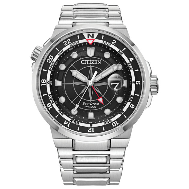 Citizen Endeavor Mens Silver Tone Stainless Steel Bracelet Watch