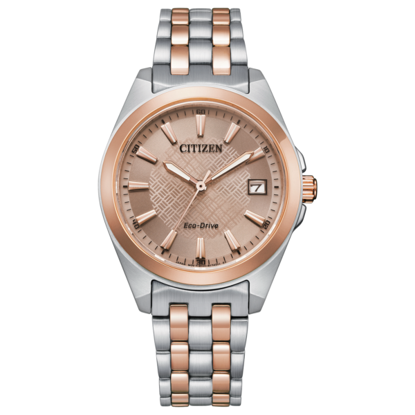 Citizen Corso Womens Two Tone Stainless Steel Bracelet Watch