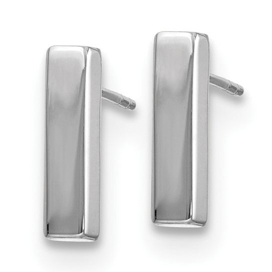 Leslie's 14K White Gold Polished Post Earrings