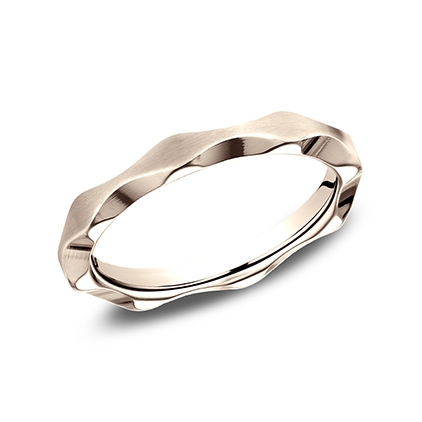 The Star Band in 14K Rose Gold, 2.5MM