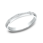 The Designer Band in 14K White Gold, 2MM
