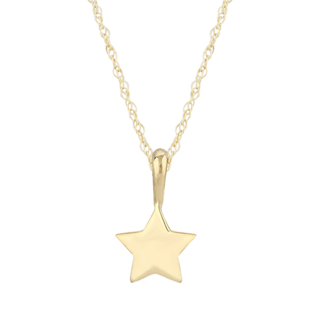 14KG STAR PENDANT