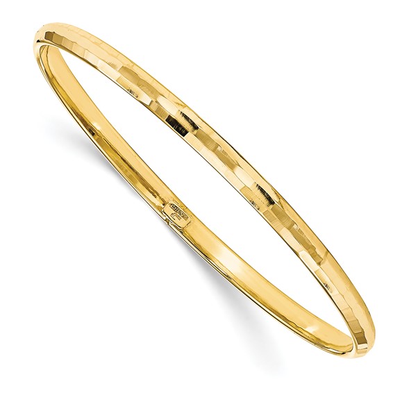 Leslie's 10K Polished Bangle