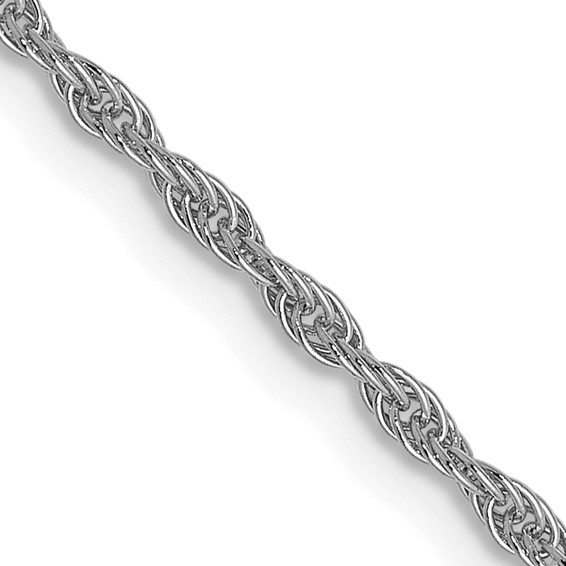 Leslie's 14K White Gold 1.5mm Loose Rope Chain