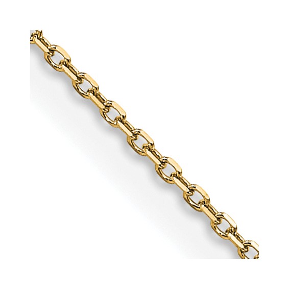 Leslie's 14K .85mm D/C Cable Chain