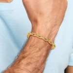 Leslie's 14K Polished Fancy Link Bracelet