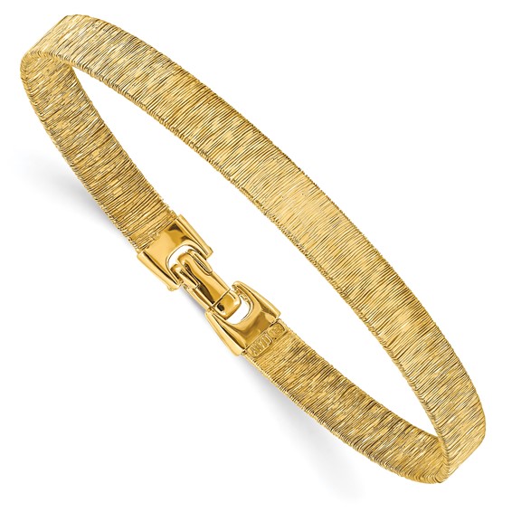 Leslie's Sterling Silver Gold-tone Bracelet