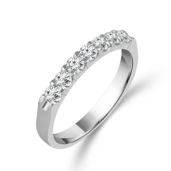 Diamond Band 0.50 ct tw Round 14k White Gold