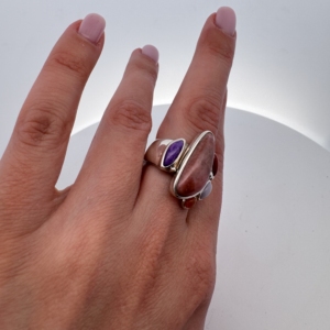 Whitney Kelly Multicolor Gemstone Ring | 925 Sterling Silver | Size 6