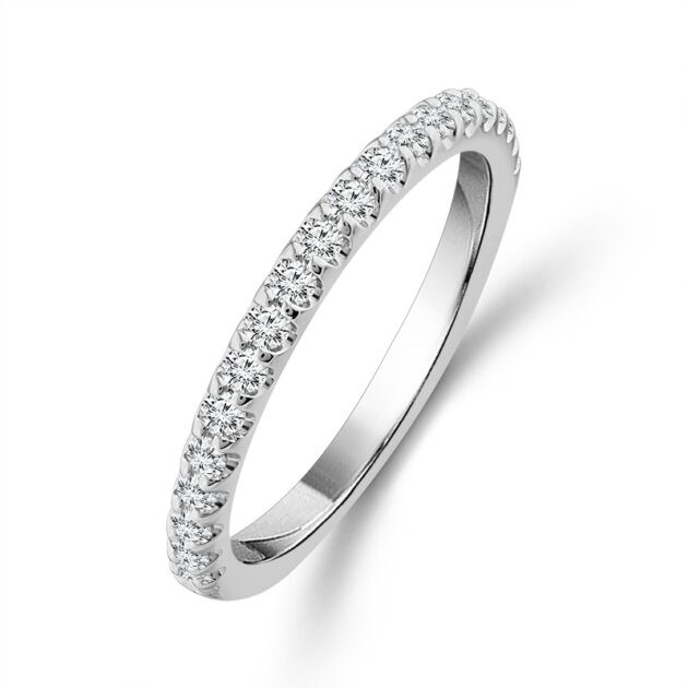 Diamond Band 0.25 ct tw 14k White Gold