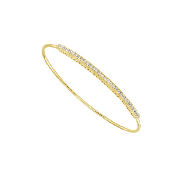 Diamond Bangle 0.5 ct tw 14k Yellow Gold