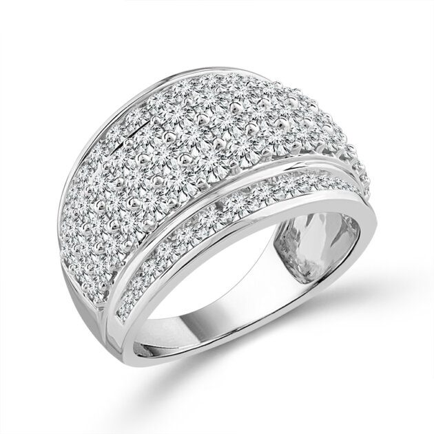 Diamond Fashion Band 2 ct tw 14k White Gold