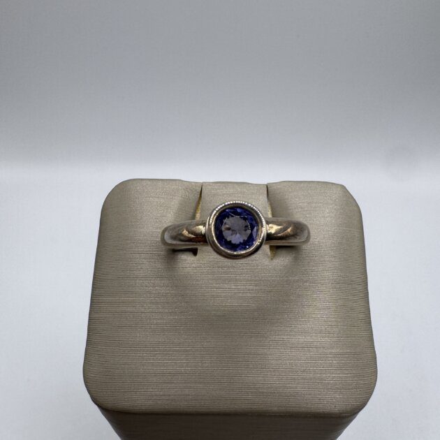Sterling Silver Tanzanite 1ct Ring