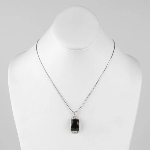 925 Sterling Silver Natural Cherry Amber Vintage Pendant 18"