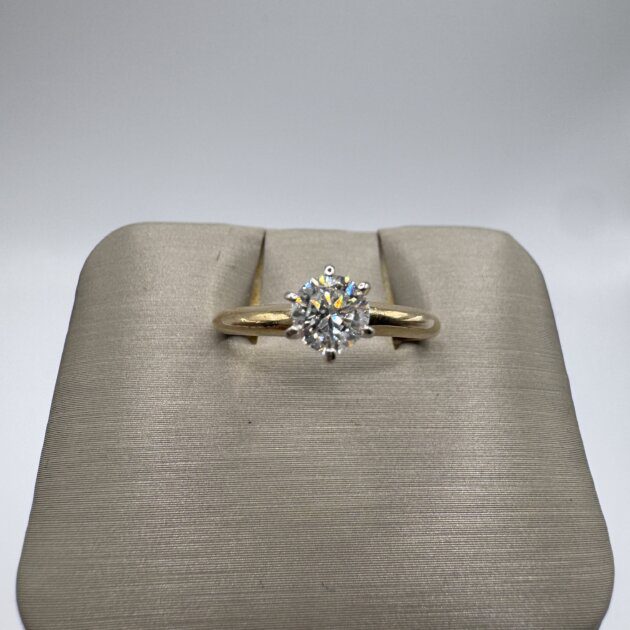14k Yellow Gold Engagement Diamond 1/3ct Ring 5.5