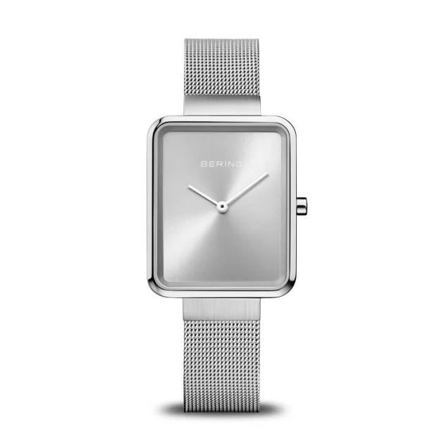 Bering Classic Watch 14528-000 Silver | Sunray Dial | Sapphire Crystal | Milanese Strap