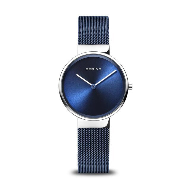 Bering Classic Watch Blue Dial | Sapphire Crystal | Milanese Strap