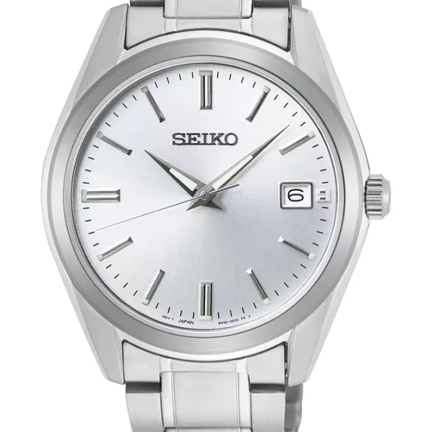 Seiko Essentials SUR307 Men's Quartz Watch – Silver Dial