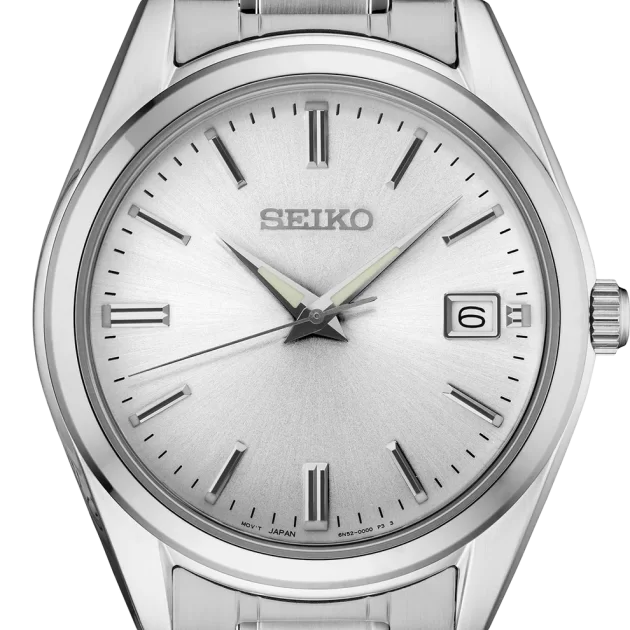 Seiko Essentials SUR307 Men's Quartz Watch – Silver Dial
